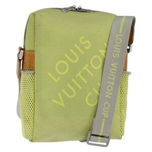 Authentic LOUIS VUITTON Damier Geant LV Cup Weatherly Bag Yellow M80636 LV